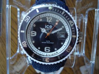 & Orig.  Ice Watch Denim - Dark Blue Armbanduhr.  De.  Dbe.  U.  J.  13 Bild