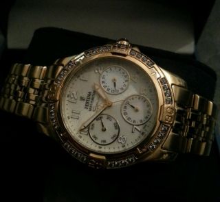 Festina Several M6p29 10atm Stainless Steel Case 10 Mic Gold Plated Bild