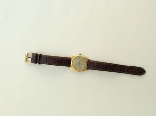 Junghans Herrenarmbanduhr,  5 Micron Vergoldet,  Extrem Flach Bild