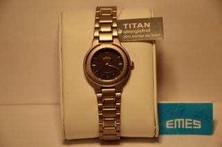 Emes Titan 14/7073 Damen - Armbanduhr Uhr Neuwertig/ungetragen Eta 902.  105 Swiss Bild