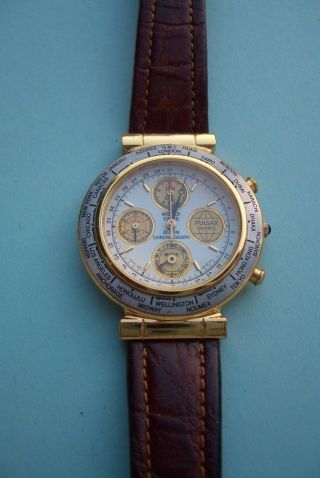 Herren Armbanduhr Pulsar Chronograph Bild