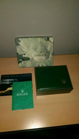 Rolex Oyster 10.  00.  01 Schachtel Box Neuwertiger Bild