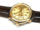 14k 585 Gold Luxus Jules Jürgensen Uhr.  Große Gehäuse Peseux 7070 Armbanduhren Bild 2