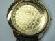 14k 585 Gold Luxus Jules Jürgensen Uhr.  Große Gehäuse Peseux 7070 Armbanduhren Bild 6