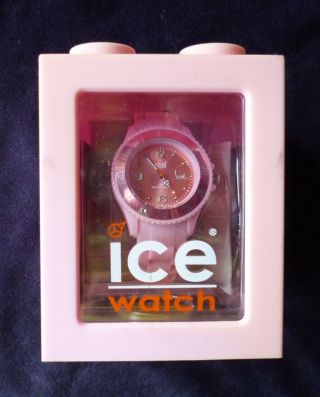 Armbanduhr Ice Watch Sili Pink Small Si.  Pk.  S.  S.  09 Im Würfel Bild