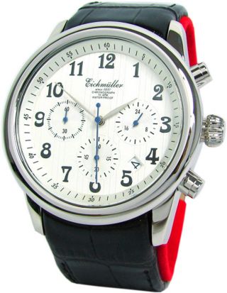 Eichmüller Chronograph Herrenuhr Edelstahl 10atm Classic Design Watch Uvp 199,  95 Bild