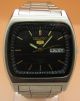 Seiko 5 Square Tv 6309 - 5470 Mechanische Automatik Uhr Datum & Taganzeige Armbanduhren Bild 4