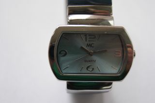 Mc Damenuhr Mit Dehnbarem Armband Farbe Silber Bild