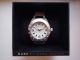 Marc Jacobs Uhr - Mbm Armbanduhr Silber Band Weiß Damenuhr - Armbanduhren Bild 1