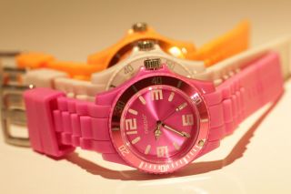 Oozoo Armbanduhr Silikon Gelegenheit Jr216 & Jr220 & Jr 223 Pink Beige Orange Bild