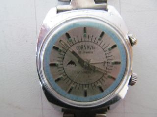 Cornavin Herren Armbanduhr Mit Wecker / Alarm - Rußland ??? Bild