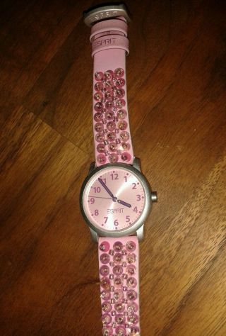 Esprit Süßeste Mädchen Armbanduhr Uhr Kinder Rosa Bild