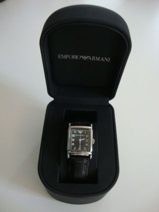 Emporio Armani - Uhr Armbanduhr Unisex - Herren - Damen - Schwarz - Bild