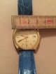 Dugena Armbanduhr Uhr Gold Blau Leder Armbanduhren Bild 1