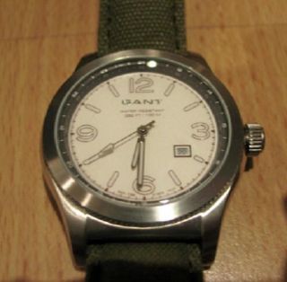 Orig.  Herren Armbanduhr Gant Time Watches Uhr Xl Rockland Leder Textil W70212 Bild