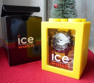 Ice Watch Ice - Chrono Armbanduhr Big Unisex Schwarz / Gelb (ch.  By.  B.  S.  10) Bild