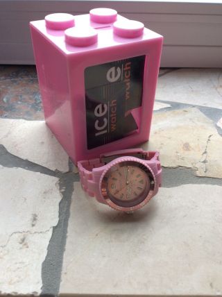 Org.  Ice Watch Uhr Pink Rosé Neuwertig Bild