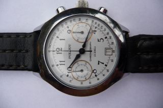 Armbanduhr / Mechanischer Poljot Chronograph / Handaufzug / 23 Jewels Bild