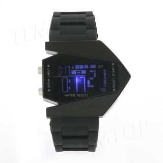 Hot Lcd Silikon Herren & Damen Digital Armband Uhr Led Quarz Sport Watch Bild