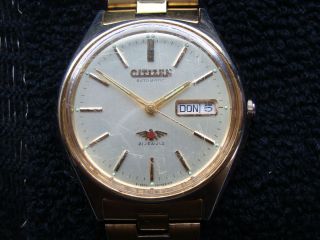 Herren - Armbanduhr Citizen Automatic Seven Eagle 4 - 063562 Rc Gold Selten Bild