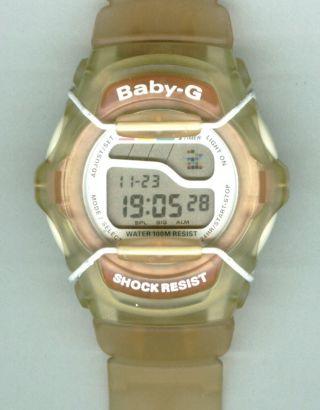 Damenuhr Casio Baby - G Digital Orange KunststoffgehÄuse,  Armband Herren Uhr Top Bild
