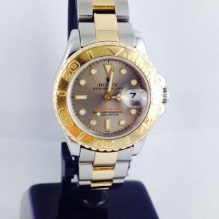 Rolex Lady Yachtmaster Ref 169623 29mm Steel Gold A Serie Automatic Rolex Box Bild