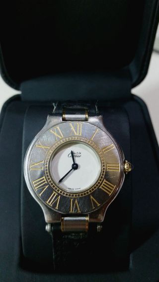 Cartier Armbanduhr Für Damen; Must De Cartier 21 Swiss Made Bild