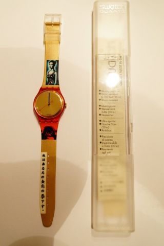 `swatch Kimiko´ Retro Sammler Uhr `neu Und Unbenutzt` Produktnummer Gr123 Bild