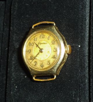 Alpina Armbanduhr Goldfarbig,  In Gutem Gebrauchten,  Sammler Bild