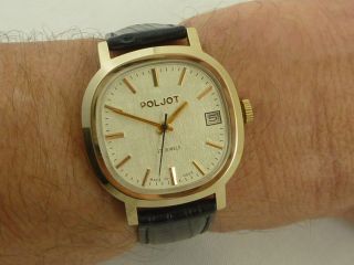 Schöne Poljot Russische Herren Armbanduhr Bild