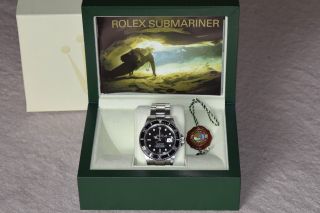 Rolex Submariner Date Stahl Armbanduhr 16610 Gekauft 2007 Mit Allen Papieren Bild