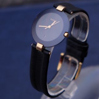 Klassisch Elegante Sehr Schöne Schwarze Orig.  Rado Diastar Armbanduhr Saphirglas Bild