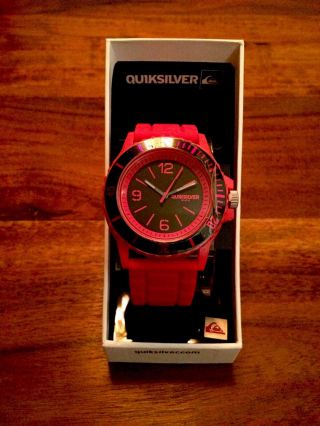 Quiksilver Slam Watch Armbanduhr Rot Bild