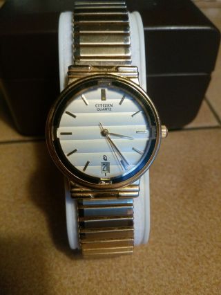Armbanduhr Für Herren Marke Citizen Quartz 90er Jahre Aus Einem Nachlass Bild