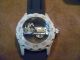 Minoir Uhren - Lussat - Holzuhr Mit Stabwerk Mittelbraunes Silikonband Armbanduhren Bild 5