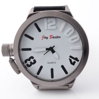 Jay Baxter Uhr Mit Originalverpackung Aus Lagerverkauf Herrenuhr Xxl 3d Weiß Bild