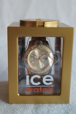 Ice Watch Ice - Alu - Gold - Unisex Armbanduhr (al.  Gd.  U.  A.  12) Bild