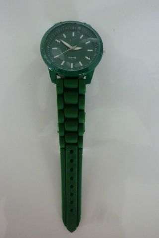Lk Silikon Armbanduhr Uhr Grün Silikonband Dornschließe Top Bild