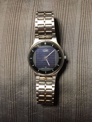 Citizen Quartz Solar Armbanduhr / Uhr Mit Datumsanzeige Top Bild