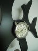 Uhrkraft Automatik Miyotawerk Glasboden Schwarzes Lederband Weißes Ziffernblatt Armbanduhren Bild 4