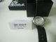 Uhrkraft Automatik Miyotawerk Glasboden Schwarzes Lederband Weißes Ziffernblatt Armbanduhren Bild 5