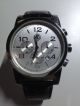 Mg Uhr Automarke Chronograph Echtlederband Tradition Armbanduhren Bild 1