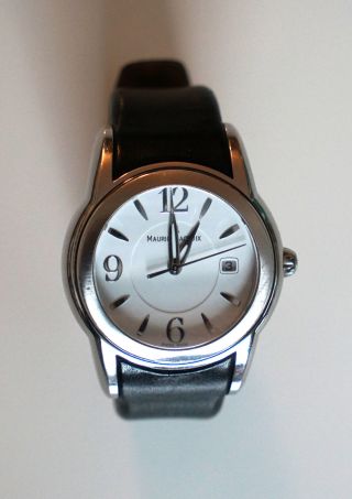 Maurice Lacroix Herren Armbanduhr Sphere Weiß Uhr Sapphire Glas Bild