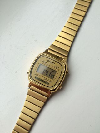 Casio Klassiker / Retro Armbanduhr Digitaluhr Unisex Gold A168wg - 9ef Bild