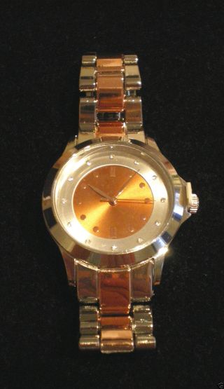 Yves Rocher Lbvyr Armbanduhr,  Uhr,  Silber/roségold Modeschmuck Bild