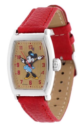 Ingersoll Disney Damen Armbanduhr Handaufzug Minnie Mouse Rot Zr25646 - 1 Bild