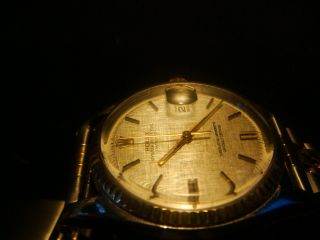 Rolex Oyster Perpetual Datejust Ref.  1601 Cal.  1570 18 Karat Gold & Stahl Top Bild
