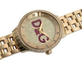 Dolce & Gabbana Uhr Prime Time Dw0377 Gold Damen Uhr Gold Unisex Luxus Bild