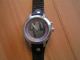 Trendige Fossil Damenuhr Armbanduhr Lederband Digitale Sekundenanzeige Beere Armbanduhren Bild 2