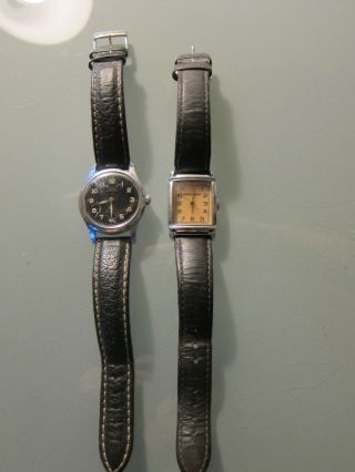 Zwei Armbanduhren Von Giorgio Armani & Camper,  Mit Lederarmband Bild